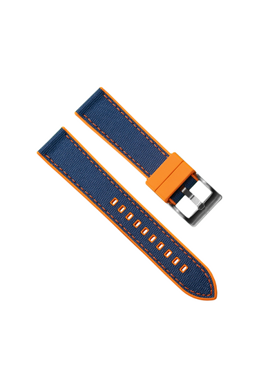 Q8 Horology Blue-Orange Hybrid X Canvas