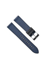 Q8 Horology Navy-Black Hybrid X Leather