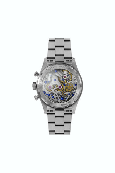 Q8 Horology Watches Batavi Marina Chronograaf "Mist"