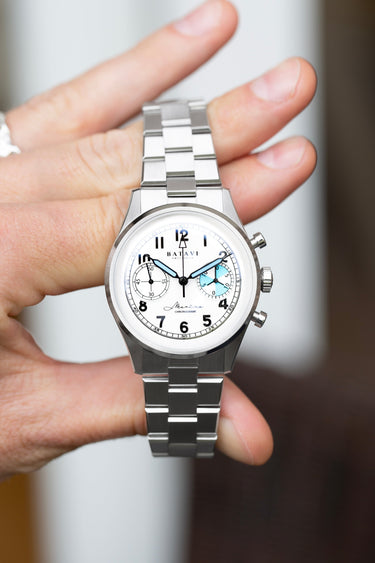 Q8 Horology Watches Batavi Marina Chronograaf "Mist"