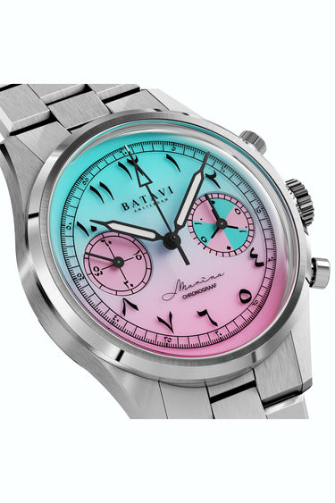 Q8 Horology Watches Batavi Marina Chronograaf "Sunrise"