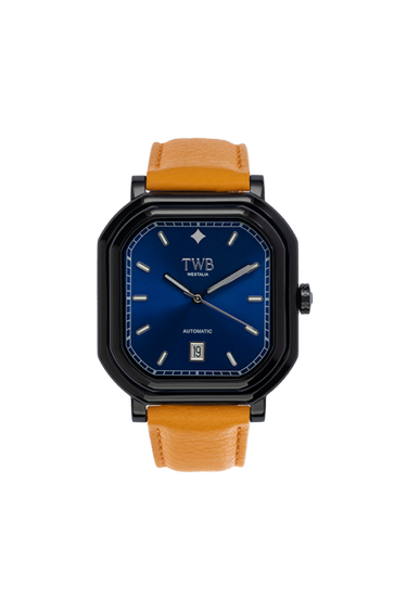 Q8 Horology Watches Brown Westalia Classic Blue Date