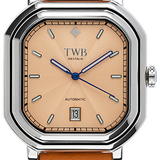 Q8 Horology Watches Brown Westalia Classic Salmon Date