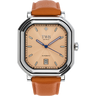 Q8 Horology Watches Brown Westalia Classic Salmon Date