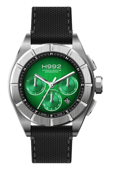 Q8 Horology Watches H3 Green + Silver