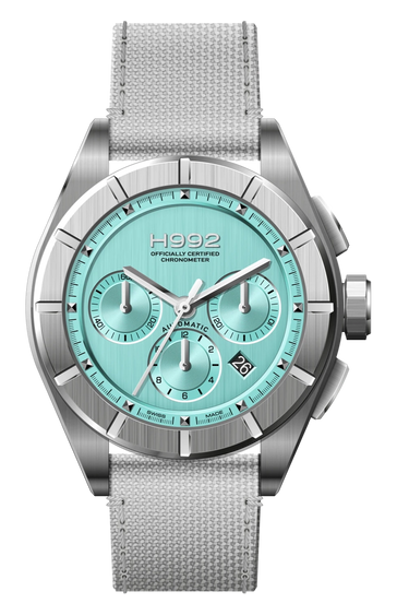 Q8 Horology Watches H3 Light blue celeste + Silver