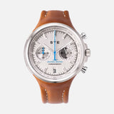 Q8 Horology Watches MOT1ON Chronograph [Silver]