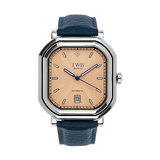 Q8 Horology Watches Navy Blue Westalia Classic Salmon Date
