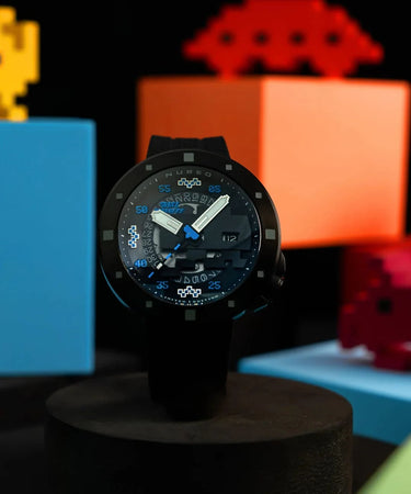Q8 Horology Watches NUBEO CASSINI AUTOMATIC SPACE INVADERS  LIMITED EDITION
